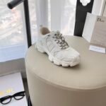 Dior Chrono Classic Mesh with White Leather-Effect Panels Sneaker - Shoes - Image 5
