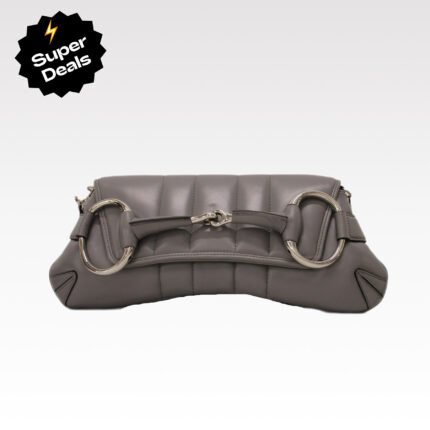 Gucci Horsebit Chain Small Shoulder Bag Taupe - Bag