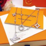 Louis Vuitton Silver double-layer Necklace - Image 4