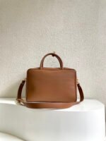 Residenza Miu Miu Leather Top-Handle Bag- Brown - Bag - Image 3