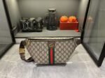 Gucci Ophidia GG Monogram Large Belt Bag - Beige and dark brown - Image 2
