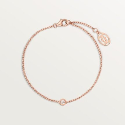 Cartier d'Amour Bracelet Cartier Bracelet, Rose gold, diamonds, Classic size