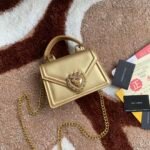 [TOP] Dolce & Gabbana Chain Tote Crossbody Bag - Gold Bag - Image 3