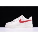 Nike Air Force 1 07 White Sport Red New Shoes 31512 - Shoes