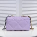Chanel Calfskin Quilted Chanel 19 Flap Light Purple -Golden - Bag - Image 2