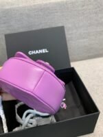 CHANEL Lambskin Heart Bag Purple -Bag - Image 4