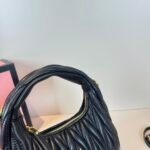 Miu Miu Wander matelassé nappa leather hobo bag handbag - Bag - Image 8