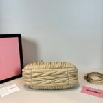 Miu Miu Wander matelassé nappa leather hobo bag handbag - Bag - Image 4
