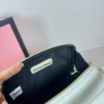 Miu Miu Logo Patch Zipped Clutch Bag - Image 9