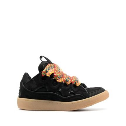 Lanvin LEATHER CURB SNEAKERS - Shoes
