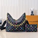 Louis Vuitton x Murakami LV x TM  Coussin Hobo MM Black Bag