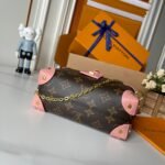 Louis Vuitton Monogram Petite Malle Souple - Peach - Image 7