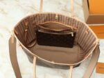 Louis Vuitton Neverfull Bandoulière Inside Out MM Size Khaki Bag - Image 6