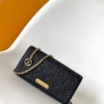 Louis Vuitton Empreinte Monogram Leather Black Wallet On Chain Lily - Bag - Image 2