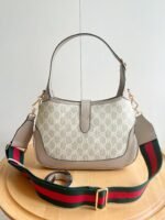 Gucci Jackie 1961 Small GG And Leather Bag - Image 2