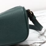 Gucci Half Horsebit Shoulder Green soft grainy leather Mini Bag - Image 8