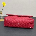 CHANEL 17C Large Airport Bag Maxi Red Gold - Image 4