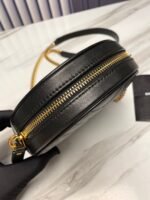 Saint Laurent YSL Round Vinyle Camera Crossbody Bag - Image 8