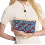 Louis Vuitton x Murakami LV x TM Pochette Denim Accessoires Bag - Image 2