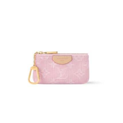 Louis Vuitton LV Denim Key Pouch - Pink
