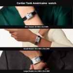 Cartier Tank Américaine Cartier watch, White Gold, Small Model - Image 2