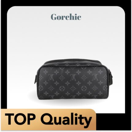 [TOP] Louis Vuitton Dopp Kit Bag - Black Bag