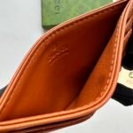 Gucci GG Marmont card case orange leather-wallet - Image 3