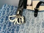 Dior Toujours Bag - Blue Denim Dior Oblique Jacquard - Image 9