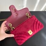 Gucci GG Marmont Velvet Collection - Deep Red Bag - Image 7