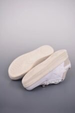 A BATHING APE® Bape Sta LOW 'SUEDE HEEL - WHITE - Shoes - Image 8