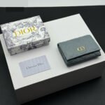 Dior Caro Montaigne Glycine Wallet-Haze Blue Wallet - Image 2