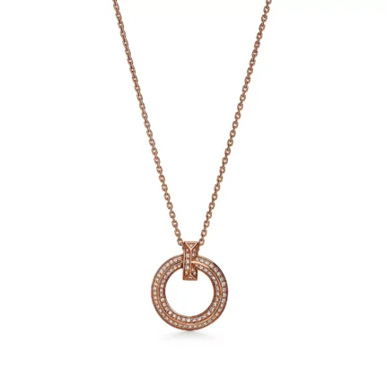 Tiffany T T1 Narrow Circle Pendant Necklace
