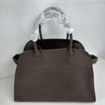 The Row Margaux Tote Bag - Coffee Color Bag