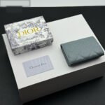 Dior Caro Montaigne Glycine Wallet-Haze Blue Wallet - Image 7
