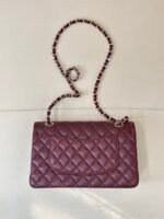 [TOP]Chanel Classic Double Flap Bag Dark Red Golden Hardware - Bag - Image 11