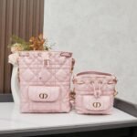 Dior Caro Bucket Bag - Blush Pink - Image 11