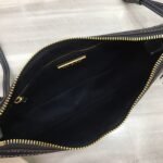 Tory Burch Navy Blue Monogram Jacquard Studio Shoulder Bag - Image 9