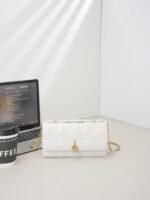 [TOP]Dior Mini Bag Latte Cannage Lambskin - Image 3