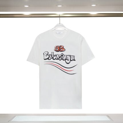 Balenciaga Logo T-shirts - Clothing
