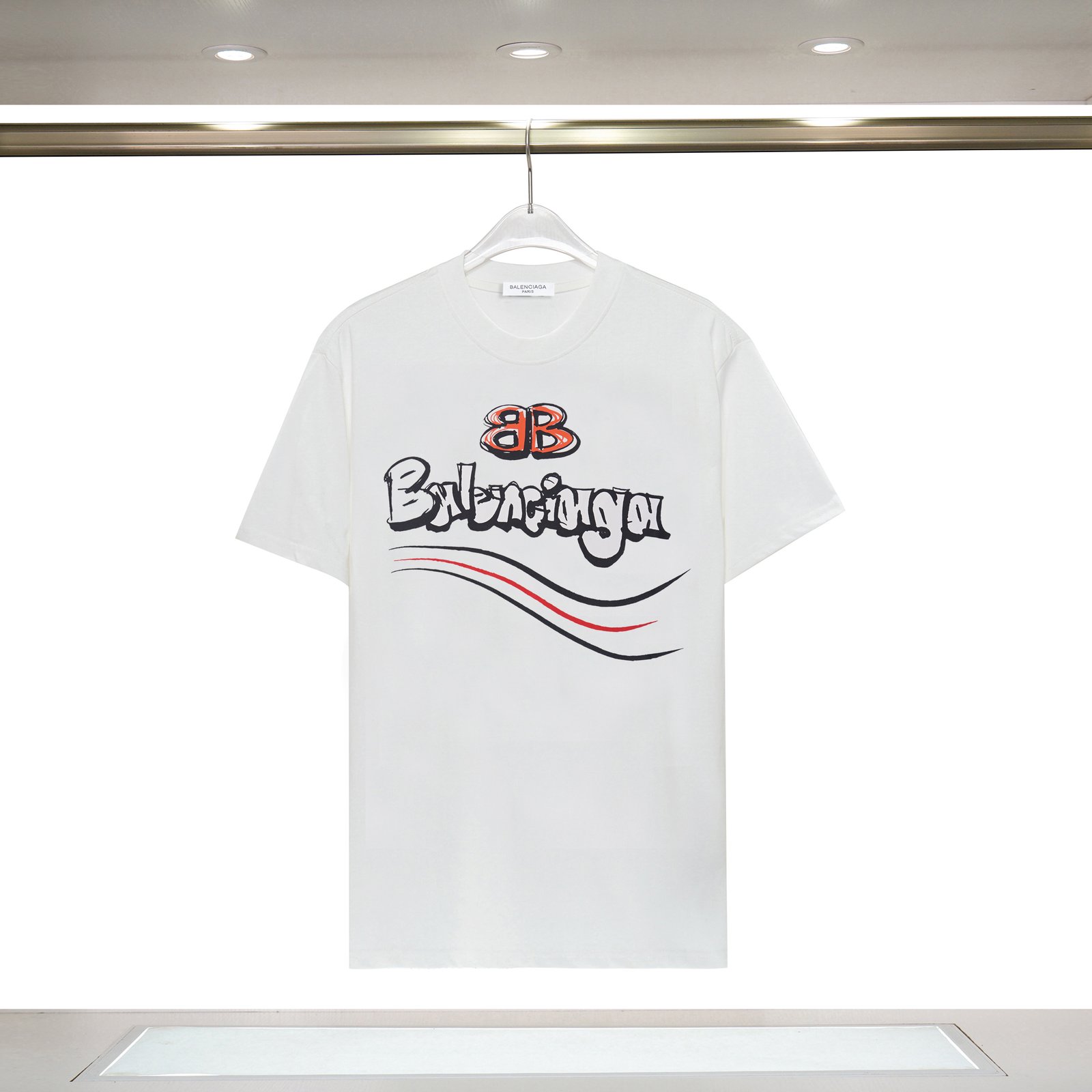45fec5dfafdf8175b76fef225f86488f Balenciaga Logo T-shirts - Clothing - Image 1