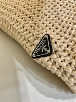 Prada Crochet tote bag Raffia bag - Image 6