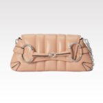 Gucci Horsebit Chain Small Shoulder Bag Rose Beige - Bag - Image 11