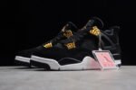 Air Jordan 4 Royalty Black/Metallic Gol - Shoes - Image 12