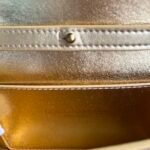 [TOP] Dolce & Gabbana Chain Tote Crossbody Bag - Gold Crocodile Print Gag - Image 9
