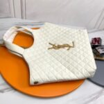 SAINT LAURENT ICARE MAXI SHOPPING BAG IN QUILTED Calfskin WHITE - Bag - Image 4