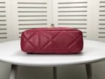 Chanel Calfskin Quilted Chanel 19 Flap Dark Red -Golden - Bag - Image 2