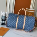 Louis Vuitton LV Keepall Bandoulière 50 Monogram Denim Bag
