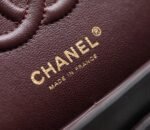 Chanel Classic Flag Bag Small Classic Double Flap Black Caviar Gold Hardware - Bag - Image 12