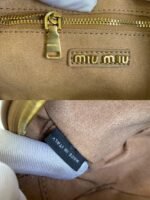Miu Miu Arcadie matelassé nappa leather bag Brown S-wide Size - Bag - Image 8