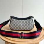 Gucci Ophidia Collection Small Handbag With Extra Strap- Beige And Black Bag - Image 6